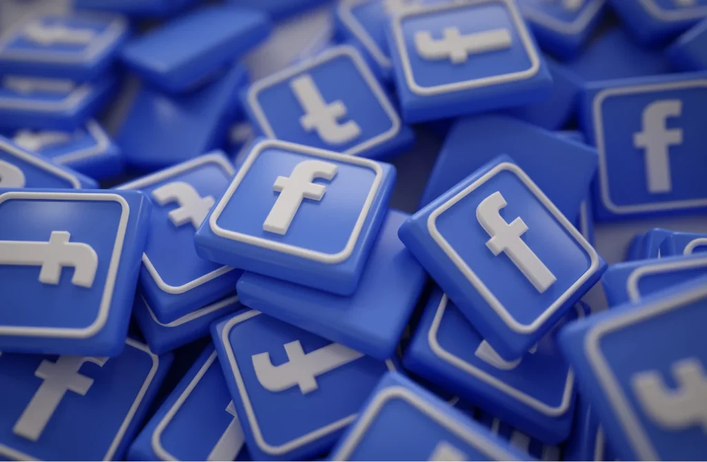 facebook logo blue